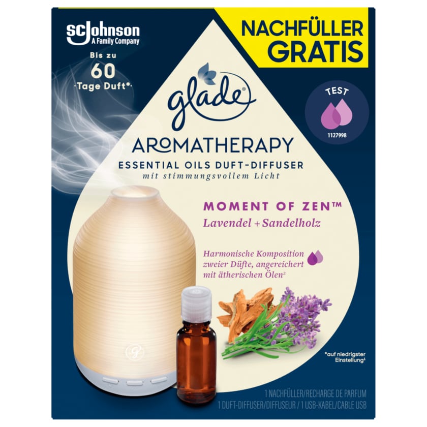 Glade Aromatherapy Duft-Diffuser-Set Moment of Zen